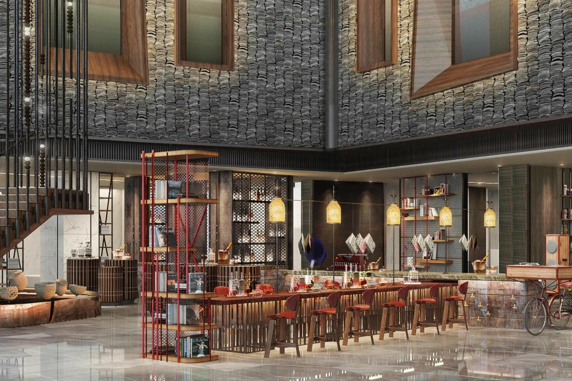 Renaissance Xi'An Hotel Bagian luar foto
